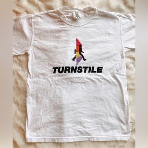 Turnstile limited edition tour tee shirt
